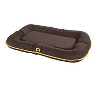 Ferplast Panier Chien Coussin Chien Grande Taille Tissu Anti-Rayures Lavable à 30°C. Matelas imperméable 120 x 80 x 13,5 cm. Marron