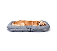 Ferplast Panier Chien Coussin Chien Grande Taille Tissu Anti-Rayures Lavable à 30°C.Matelas pour Chien imperméable 100 x 70 x 12 cm.Gris