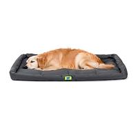 Ferplast Panier Chien Coussin Chien Grande Taille Tissu Anti-Rayures Matelas pour Chien imperméable 107 x 66 x 5 cm.Noir
