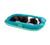 Ferplast Panier Chien Coussin Chien Moyen Taille Tissu Anti-Rayures Lavable à 30°C.Matelas pour Chien imperméable 80 x 60 x 11 cm.Bleu
