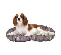 Ferplast Panier Chien, Coussin pour Chats, Lavable, Tapis Chien Chat pour Niches et Voitures, en Coton avec Rembourrage Doux 65 x 42 CM, Marron