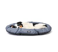 Ferplast Panier Chien, Coussin pour Chats, Tapis Chien Imperméable Anti-Rayures idéal pour Niches et Voitures, Lavable 85 x 55 x 3 cm. Gris