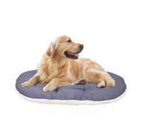 Ferplast Panier Chien Coussin pour Chiens Grands, Lavable, Tapis pour Niches et Voitures, en Coton avec Rembourrage Doux, 100 x 63 cm, Beige