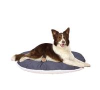 Ferplast Panier Chien Coussin pour Chiens Grands, Lavable, Tapis pour Niches et Voitures, en Coton avec Rembourrage Doux, 85 x 55 CCM. Beige