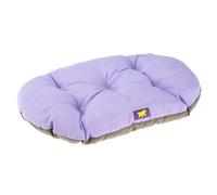 Ferplast Panier Chien Coussin pour Chiens Grands, Lavable, Tapis pour Niches et Voitures, en Coton avec Rembourrage Doux, 100 x 63 cm, Lilas