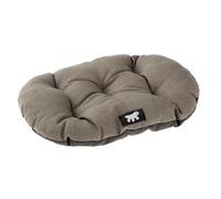Ferplast Panier Chien Relax, Coussin pour Chiens de Petite Taille, Panier Chat, Tapis pour niches et Voitures, Lavable, en Coton avec Rembourrage Doux, 55 x 36 cm. Marron