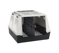 Ferplast Panier Chien Voiture Atlas Car Maxi, Double Ouverture Coulissante, Compartiments de Rangement, Tapis Drainant, Panneau de séparation, L 100 x W 80 x H 71 cm - Max 60 Kg.