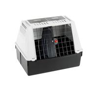Ferplast - Atlas Car Scenic 80 SE - Caisse de Transport pour Chiens - Visibilité Maximale, Double Porte Coulissante - 82 x 51 x 61 cm - Max 20 kg