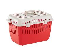 Ferplast Panier de Transport Chat Binny 1, Cage de Transport pour Chiens, Petit Chiens et Chats Max 5 Kg, Poignée Pliante