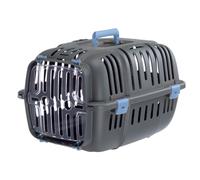FERPLAST-Panier de transport pour chat ou petit chien en plastique coloris gris Ferplast Jet 10 - 47 x 32 x 29 cm