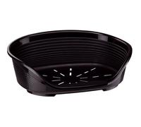FERPLAST Panier pour chien plastique SIESTA Deluxe Taille 12 - 111x80,5x33,5 cm Noir