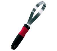 Ferplast Étrille pour chiens à poils courts – double dents acier inoxydable – L 28,5 x l 6,5 cm