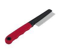 Ferplast Peigne pour chiens et chats à poils moyens et longs, dents chromées arrondies, manche antidérapant et ergonomique
