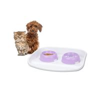 Ferplast Lindo Gamelle pour Chiens avec Plateau Rouge 445 x 34 x 7 cm 06 L