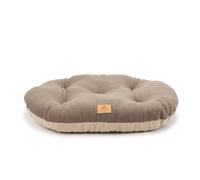 Ferplast RELAX MICROFLEECE Coussin rembourré en micropolaire pour chiens et chats 78/8 - 78 x 50 cm - Taupe