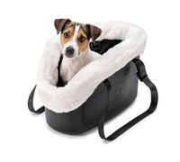 Ferplast Sac de transport pour chiens With Me Winter – EVA, ceinture de sécurité incluse, noir