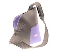 Ferplast Sac de Trasport pour Chat Bijoux, Caisse de Transport Chat, Sac de Transport Chien, Bandoulière réglable, Sangle de sécurité, jusqu'à 5 Kg, 32 x 15 x h 34 cm, Tourterelle