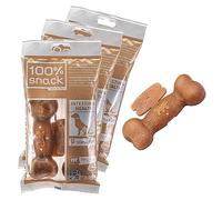 Ferplast Snack Chien Snack Naturel pour Chien Snack Hygiène buccale Grande Taille pour la santé intestinale avec algue Euglena Kit de 3 Paquets 420g