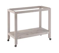 Ferplast SUMET 80 WOOD Support en bois pour cage à canaris et oiseaux exotiques Piano 6 SUMET 80 WOOD - 81 x 40.5 x h 70 cm -