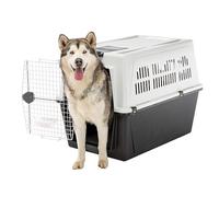 Ferplast ATLAS 70 PROFESSIONAL Transport pour chiens de grande taille. Variante ATLAS 70 - Mesures: 68,5 x 101 x h 75,5 cm - Gris