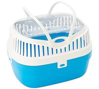 Ferplast Transport pour cochons d'Inde et Autres rongeurs ALADINO Medium Cage de Transport pour Animaux domestiques, rongeurs, cochons d'Inde, 30 x 23 x h 21 cm, Bleu