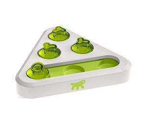 Ferplast TREA Jouet Interactif pour Chien, Jouet Distributeur de Friandises Intelligent, idéal pour Les croquettes, en Plastique avec antidérapant, pour Petits Chiens et Chats, 25 X 22 cm