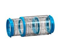 FERPLAST Tube télescopique pour Hamster, Tube Extensible Hamsters Plastique Transparent rongeurs 12,5-20,2 cm
