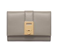 Ferragamo - Ash Grey Hug Compact Wallet - Femme - Accessoires - Gris - Taille: ONE Size