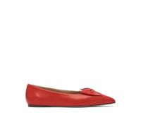 Ferragamo ballerines femme rouges cuir - 6.5