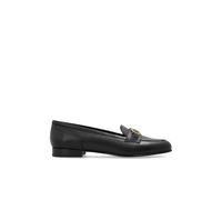Ferragamo - Mocassins Gancini Ornamento - Femme - Chaussures - Noir - Taille: 37 EU