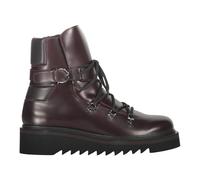 Ferragamo - Bottines en cuir élégantes - Femme - Chaussures - Rouge - Taille: 39 1/2 EU