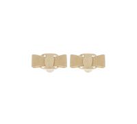 Ferragamo - Boucles d'oreilles avec logo - Femme - Accessoires - Jaune - Taille: ONE Size