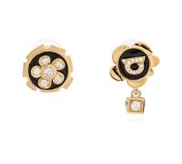 Ferragamo - Boucles d'oreilles Mulcharm - Femme - Accessoires - Noir - Taille: ONE Size