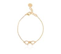 Ferragamo - Bracelet avec pendentif et cristaux scintillants - Femme - Accessoires - Jaune - Taille: ONE Size