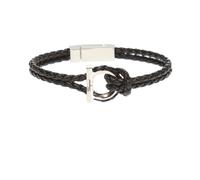 Ferragamo - Bracelet Tressé Gancini - Femme - Accessoires - Noir - Taille: ONE Size