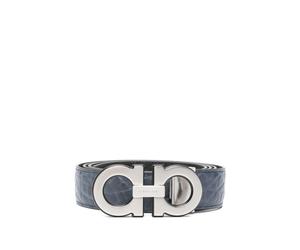 Ferragamo - Ceinture Double Adjus - Homme - Accessoires - Bleu - Taille: 105 CM