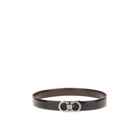 Salvatore Ferragamo Ceinture élégante en cuir Homme Noir Taille 110 cm