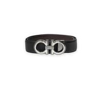 Ferragamo - Ceinture Gancini Réversible et Ajustable - Homme - Accessoires - Noir - Taille: 105 CM