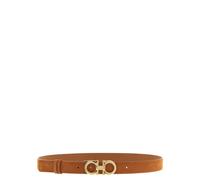 Ferragamo - Ceinture Gancini Réversible - Femme - Accessoires - Brun - Taille: 85 CM