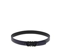 Ferragamo ceinture homme noir gancini réversible en cuir - 105