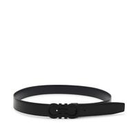 Ferragamo - Ceinture Réversible Gancini en Noir et Bleu - Homme - Accessoires - Noir - Taille: 100 CM