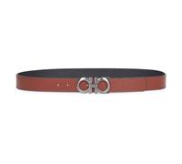 Ferragamo - Double Adjus Belt - Homme - Accessoires - Brun - Taille: 110 CM