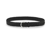 Ferragamo - Ceinture Tressée en Cuir - Femme - Accessoires - Noir - Taille: 115 CM