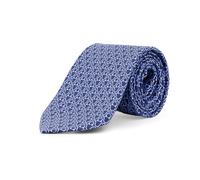 Ferragamo - Cravate en Soie avec Motif en Rayon - Homme - Accessoires - Bleu - Taille: ONE Size