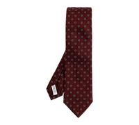 Ferragamo - Cravate en soie Cairo - Homme - Accessoires - Rouge - Taille: ONE Size