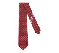 Ferragamo - Cravate en soie Gancini - Homme - Accessoires - Rouge - Taille: ONE Size