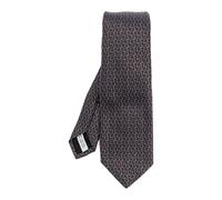 Ferragamo - Cravate en soie - Homme - Accessoires - Noir - Taille: ONE Size