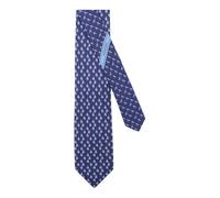 Ferragamo - Cravate en soie imprimé Nautica - Homme - Accessoires - Bleu - Taille: ONE Size