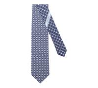 Ferragamo - Cravate en soie motif Gancini - Homme - Accessoires - Bleu - Taille: ONE Size