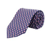 Ferragamo - Cravate en soie motif requin - Homme - Accessoires - Multicolore - Taille: ONE Size